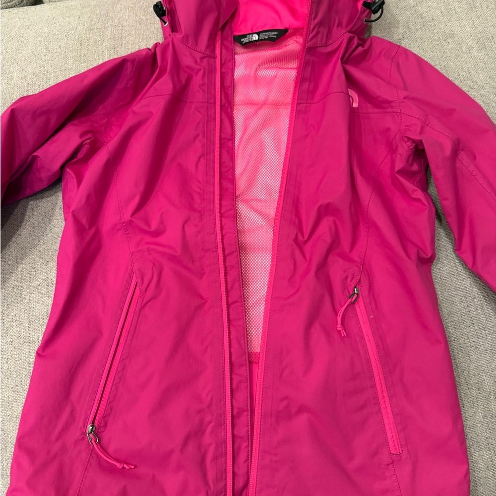 The North Face Women's Vibrant Pink Rain Jacket